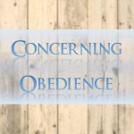 Concerning Obedience - St Shenouda Monastery Pimonakhos Articles