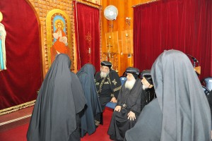 H.H Pope Tawadros II Visit to St Shenouda Monastery - September 2017