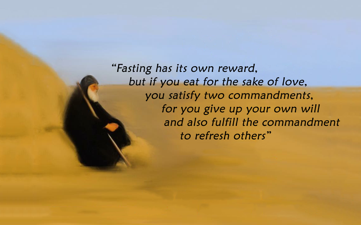 Fasting from the Sayings of the Desert Fathers | St Shenouda Monastery Pimonakhos Articles