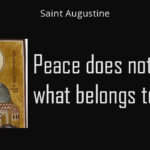 Peace I Leave with you | St Shenouda Monastery Articles