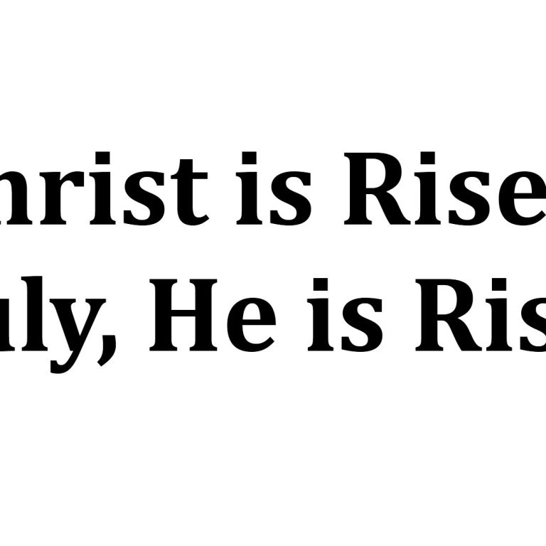 Christ Is Risen, Indeed He Is Risen - St Shenouda Monastery Pimonakhos Articles