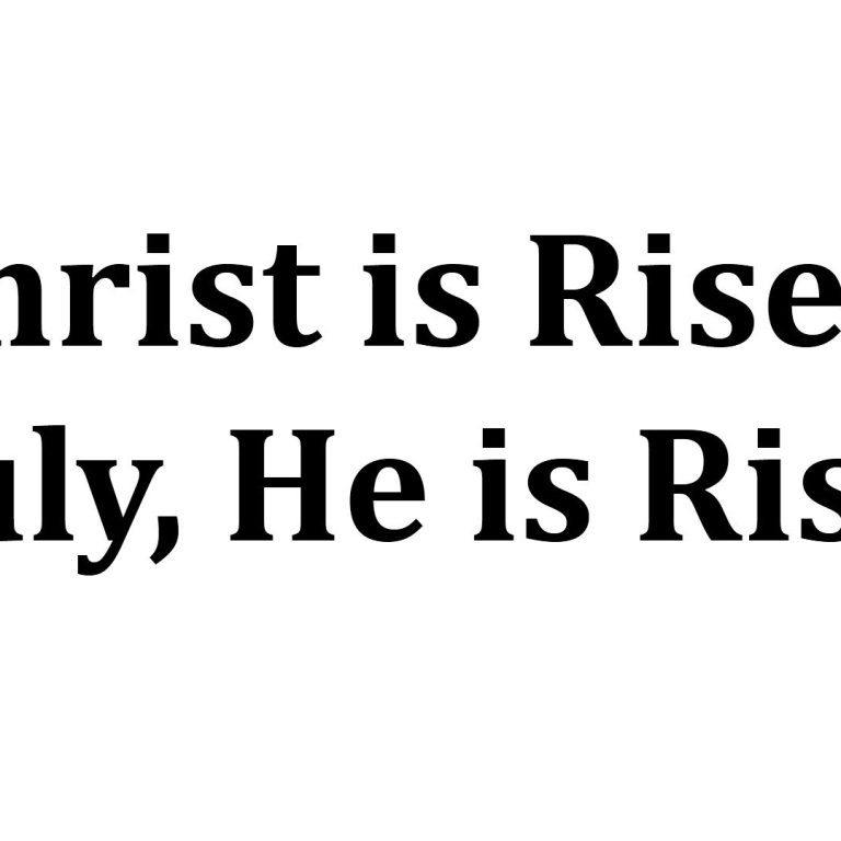 Christ Is Risen, Indeed He Is Risen - St Shenouda Monastery Pimonakhos Articles