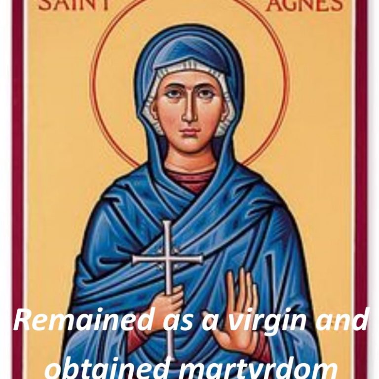 Concerning Virgins; St Agnes - St Shenouda Monastery Pimonakhos Articles