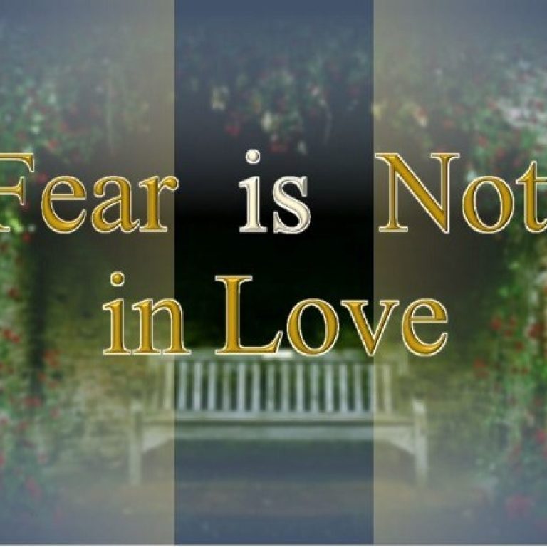 Fear Is Not In Love - St Shenouda Monastery Pimonakhos Articles