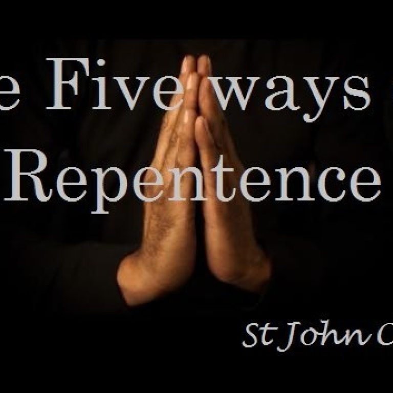 The Five Ways of Repentance - St Shenouda Moanstery Pimonakhos Articles