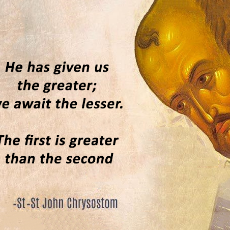 Fruits Of Christ's Resurrection - St John Chrysostom