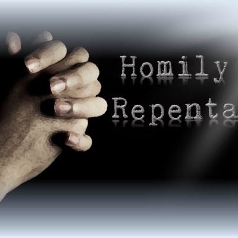 Homily On Repentance - St Shenouda Monastery Pimonakhos Articles