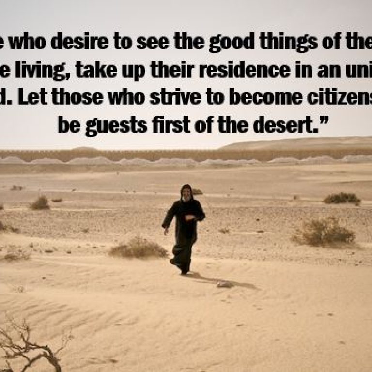 In Praise Of The Desert - St Shenouda Monastery Pimonakhos Articles