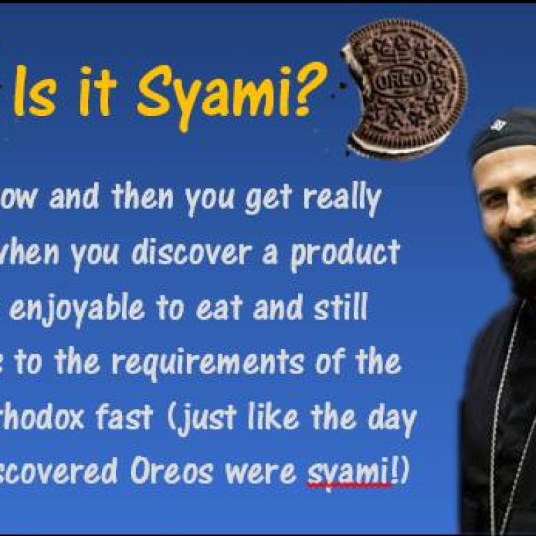 Is It Syami? (Fasting) - St Shenouda Monastery Pimonakhos Articles