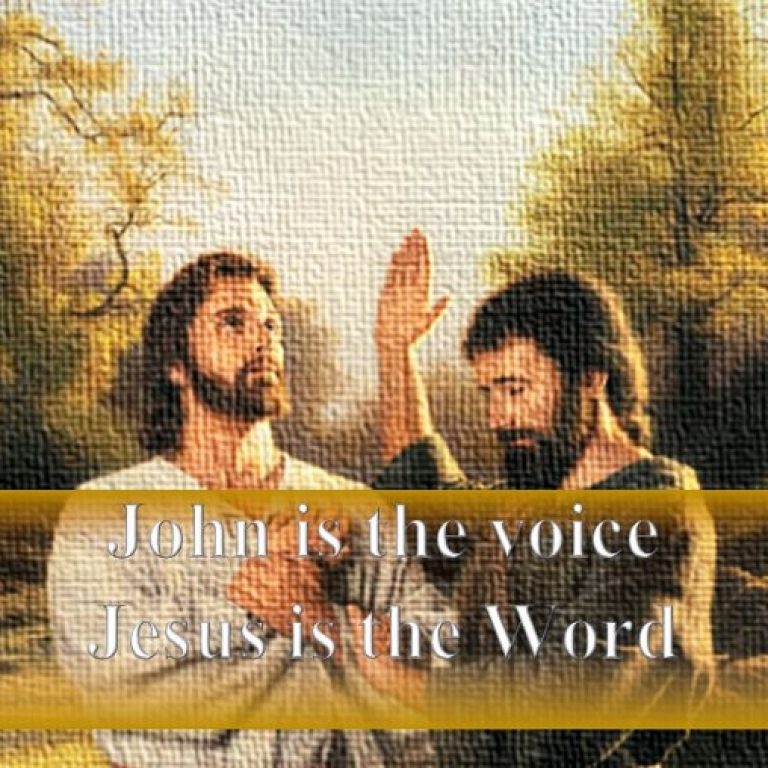 John is the voice Jesus is the Word - St Shenouda Monastery Pimonakhos Articles