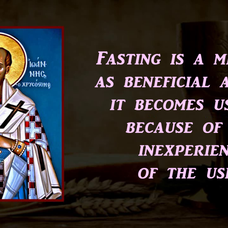 On Fasting | St Shenouda Monastery Pimonakhos Articles