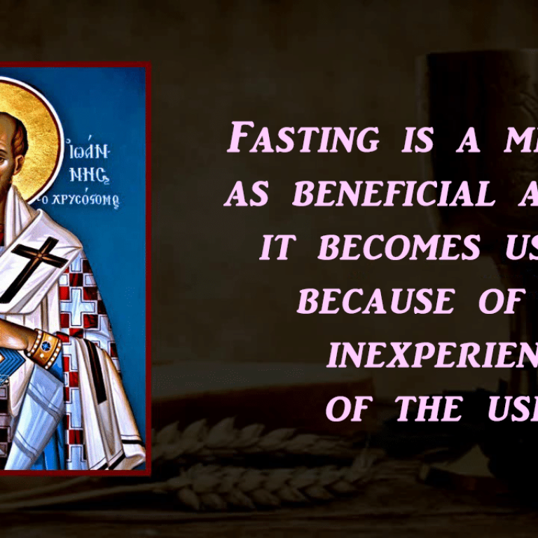 On Fasting | St Shenouda Monastery Pimonakhos Articles