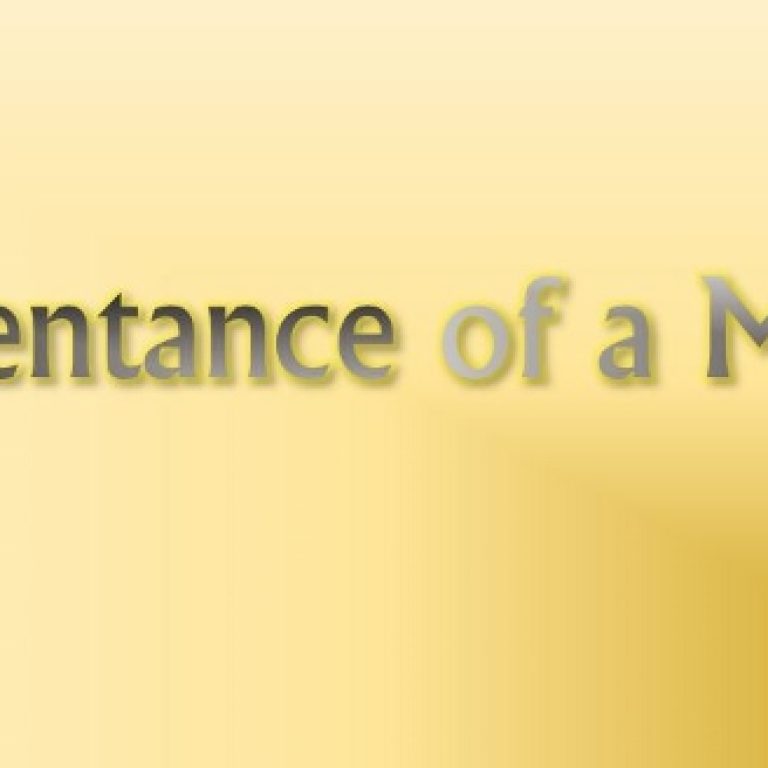Repentance of a Monk - St Shenouda Pimonakhos Articles