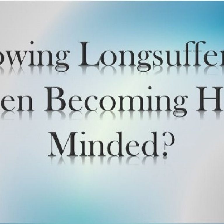 Showing Longsuffering Then Becoming High Minded - St Shenouda Monastery Pimonakhos Articles