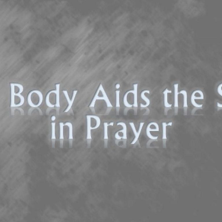 The Body Aids The Soul In Prayer - St Shenouda Pimonakhos Articles