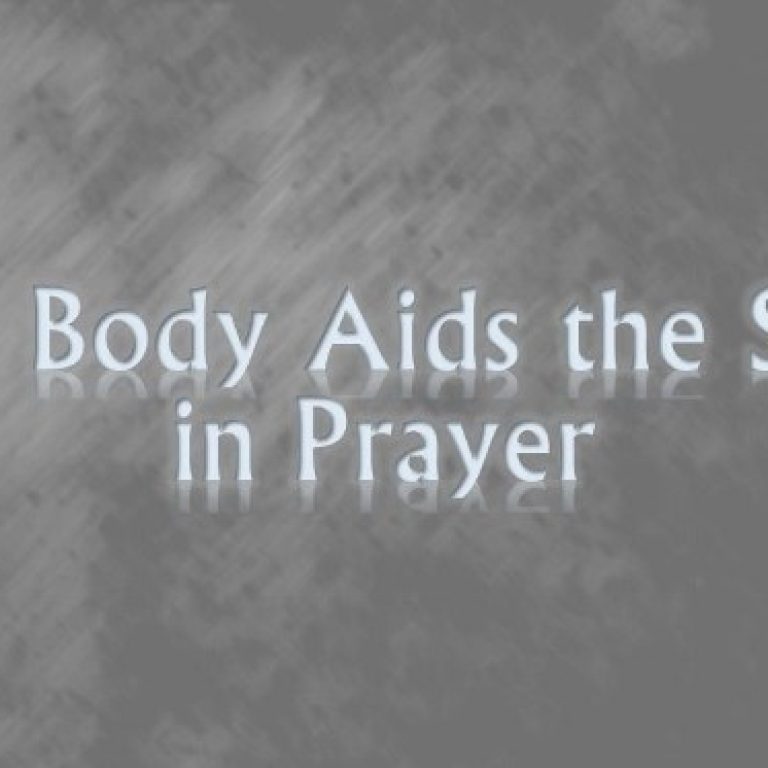 The Body Aids The Soul In Prayer - St Shenouda Pimonakhos Articles