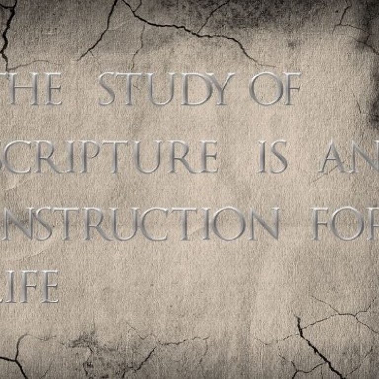 The Study Of Scripture Is An Instruction For Life - St Shenouda Monastery Pimonakhos Articles