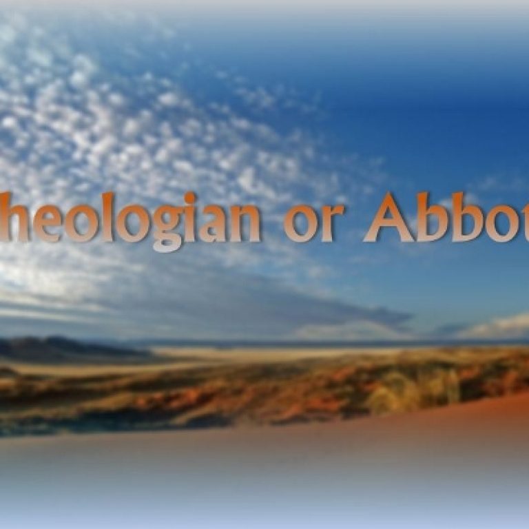 Theologian Or Abbot? - St Shenouda Monastery Pimonakhos Articles