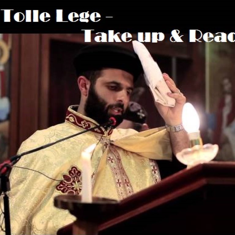 Tolle Lege - Take Up and Read - St Shenouda Pimonakhos Articles
