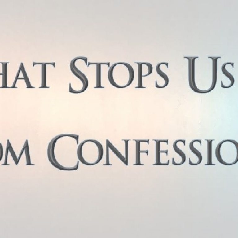 What Stops Us From Confession? - St Shenouda Monastery Pimonakhos Articles